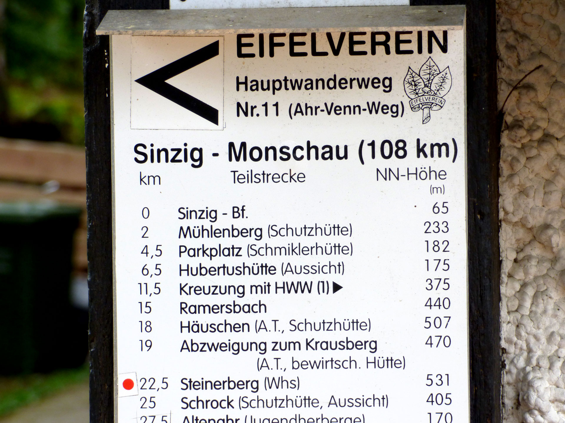 Die Hauptwanderwege des Eifelvereins, die Autobahnen für Wanderer in der Eifel 